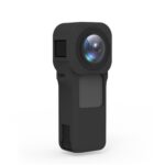 Funda protectora de silicona PULUZ con cubierta de lente para Insta360 One RS edición 360 de 1 pulgada, Silicone Case(Black) - Imagen 4