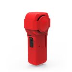 Funda protectora de silicona PULUZ con cubierta de lente para Insta360 One RS edición 360 de 1 pulgada, Silicone Case(Red)
