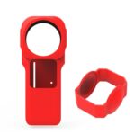 Funda protectora de silicona PULUZ con cubierta de lente para Insta360 One RS edición 360 de 1 pulgada, Silicone Case(Red) - Imagen 2
