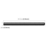 Brazo de extensión para selfies con flotabilidad flotante de fibra de carbono y aleación de aluminio de 250 mm de PULUZ para GoPro, Insta360, DJI y otras cámaras de acción - Imagen 3