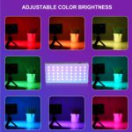 PULUZ LED a todo color RGB Beauty Fill Light Pocket Vlogging Fotografía Luz - Imagen 5