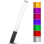 PULUZ Metal Body Pocket 2500-9000K RGB Luz de relleno de belleza a todo color Luz LED de mano para fotografía en cámara