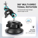 PULUZ Upgraded 1/4 inch Magic Arm Suction Cup Mount, Upgraded 1/4 inch Suction Cup Mount - Imagen 4