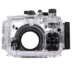 PULUZ 40m Estuche de buceo de profundidad submarina Carcasa de cámara impermeable para Sony RX100 III (Transparente) - Imagen 3
