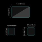 Película de vidrio templado para pantalla frontal y trasera y lente PULUZ 3 en 1 para Insta360 Ace Pro 2, For Insta360 Ace Pro 2 - Imagen 2