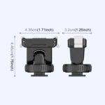 Adaptador de base de liberación rápida para zapata fría PULUZ para DJI Osmo Action 5 Pro/4/3, For DJI Osmo Action 5 Pro / 4 / 3 - Imagen 2
