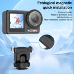 Adaptador de base de liberación rápida para zapata fría PULUZ para DJI Osmo Action 5 Pro/4/3, For DJI Osmo Action 5 Pro / 4 / 3 - Imagen 4