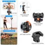 Trípode para selfies con teléfono PULUZ de 1,3 m, soporte para transmisión en vivo de vlogs con clip para teléfono, 1.4m  Phone Tripod - Imagen 5