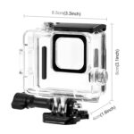 For GoPro HERO 4K 2024 PULUZ 60m / 196ft Waterproof Housing Protective Case with Buckle Basic Mount & Screw, Waterproof Case - Imagen 3