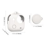 For Insta360 GO Ultra PULUZ Body Silicone Protective Cover with Lens Cap & Lanyards, Protective Cover (White) - Imagen 3
