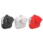 For Insta360 GO Ultra PULUZ Body Silicone Protective Cover with Lens Cap & Lanyards, Protective Cover (White) - Imagen 6