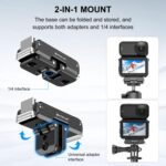 For DJI Osmo Nano PULUZ Magnetic Metal Quick Release Base Mount - Imagen 4