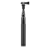 PULUZ 70cm Metal Selfie Stick Monopod con base de adaptador invisible y tornillo para Insta360 One RS / X2 / X3 - Imagen 2