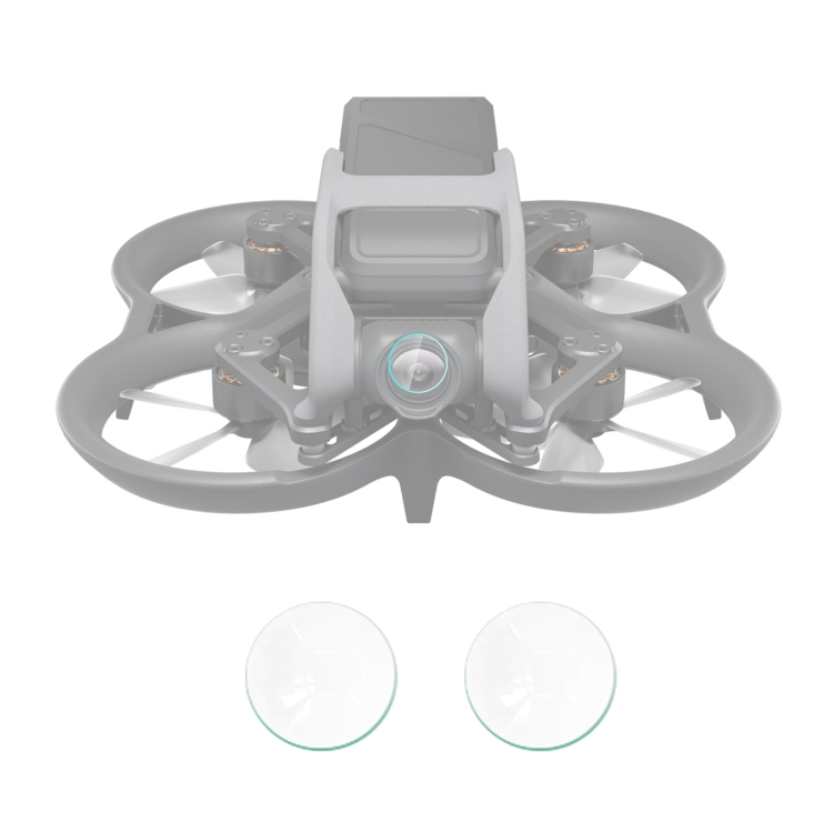 PU827T.jpg Para DJI Avata 2 uds PULUZ película de lente de Drone de vidrio templado, For DJI Avata - Imagen 1