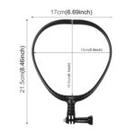 PULUZ Lazy Soporte de cuello ajustable para cámaras de acción GoPro, Neck Bracket - Imagen 3