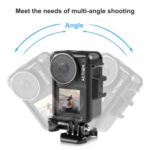Para DJI Osmo Action 4/3 PULUZ Jaula de marco protector de plástico vertical con zapatos fríos, For DJI Osmo Action 5 Pro / 4 / 3 Vertical Cage - Imagen 5