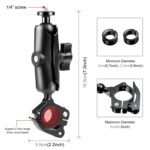 PULUZ motocicleta O-Clip abrazadera de liberación rápida manillar soporte de montaje fijo para GoPro y otras cámaras de acción, O-Clip Mount - Imagen 2