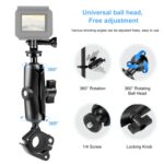 PULUZ motocicleta O-Clip abrazadera de liberación rápida manillar soporte de montaje fijo para GoPro y otras cámaras de acción, O-Clip Mount - Imagen 4