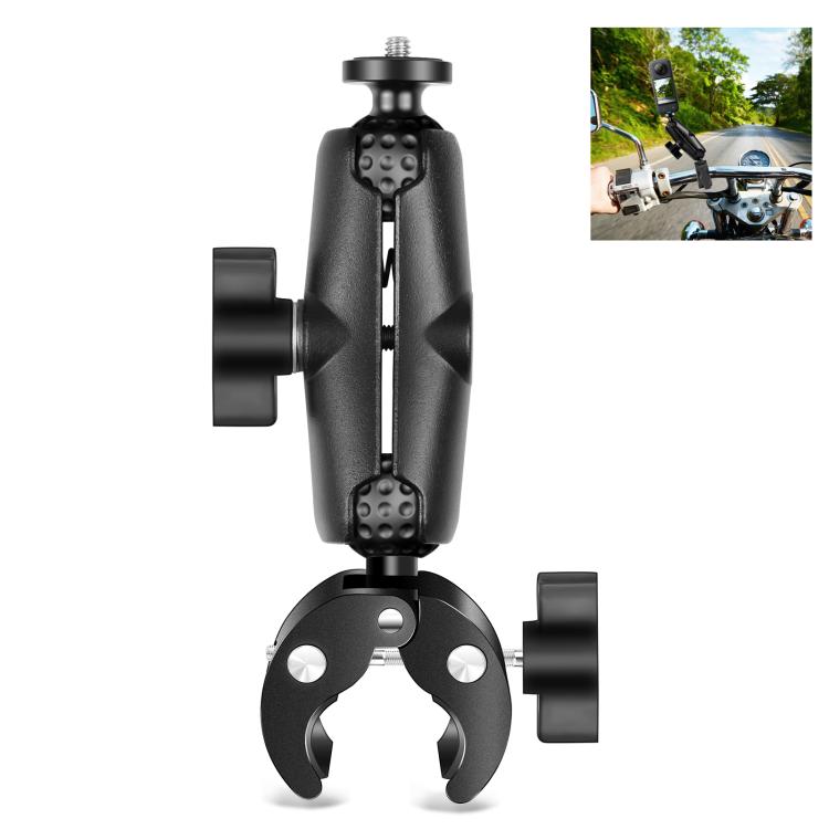 PU909B.jpg Soporte de montaje fijo para manillar con abrazadera de cangrejo para motocicleta PULUZ para GoPro y otras cámaras de acción, Crab Clamp Mount - Imagen 1