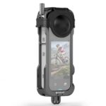Para Insta360 X4 PULUZ Marco de carcasa protectora de Metal con cubierta de lente, For Insta360 X4