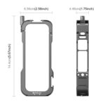 Para Insta360 X4 PULUZ Marco de carcasa protectora de Metal con cubierta de lente, For Insta360 X4 - Imagen 4