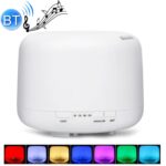 Difusor de aroma ultrasónico con luces LED coloridas (conector estadounidense) (blanco)
