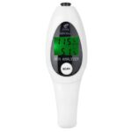 Analizador de contenido de aceite de humedad mini portátil LCD digital probador de cuidado de la piel de humedad (blanco) - Imagen 2