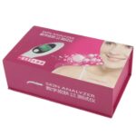 Analizador de contenido de aceite de humedad mini portátil LCD digital probador de cuidado de la piel de humedad (blanco) - Imagen 5