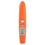 Termómetro infrarrojo portátil sin contacto LCD (naranja)