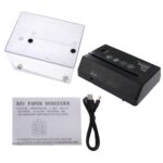 Trituradora de papel mini USB con abrecartas (negro) - Imagen 5