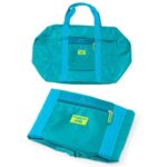 Embellish Bolsa de almacenamiento plegable de nailon de gran capacidad, portátil, multifuncional, impermeable, para viajes, tamaño: 44 cm x 35 cm x 19 cm - Imagen 3