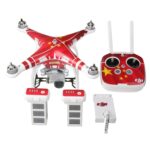 Kit de pegatinas de resistencia al agua de PVC de fibra de carbono de imitación 4D para cuadricóptero DJI Phantom 3, control remoto y batería - Imagen 4