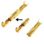 Conector de anillo hembra a macho de terminal de crimpado de 100 piezas, tamaño del cable: 1-2,5 mm2 (100 piezas en un paquete, el precio es por 100 piezas)