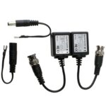 2 PCS Pasivo Balun Twisted Par Transceptor (negro) - Imagen 2