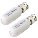 2 PCS UTP Network Video Balun Cat5 a Camera CCTV BNC DVR O-611 (blanco) - Imagen 4