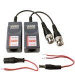 2 PCS Video pasivo balun con videos / datos de potencia (gris) - Imagen 2