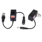 2 PCS HD 213A Coaxial CVI / TVI / AHD Video Audio Power Balun Transceptor