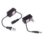 2 PCS HD 213A Coaxial CVI / TVI / AHD Video Audio Power Balun Transceptor - Imagen 3