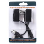 2 PCS HD 213A Coaxial CVI / TVI / AHD Video Audio Power Balun Transceptor - Imagen 4