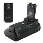 Professional crea un hermoso agarre vertical de batería en un momento con control remoto infrarrojo para Canon C70DB