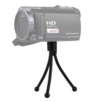 Trípode portátil de mesa para cámaras digitales, altura máxima: 120 mm (negro)