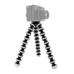 Trípode de cámara de agarre flexible para mini cámara digital (negro)