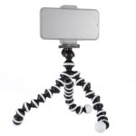 Trípode de cámara de agarre flexible para mini cámara digital (negro) - Imagen 5