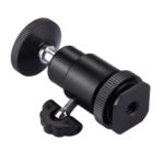 Cabezas de trípode de zapata de aleación de aluminio, adaptador de tornillo macho de 1/4 de pulgada - Imagen 4