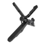 Trípode giratorio plegable portátil para escritorio, compatible con GoPro, Insta360, DJI y otras cámaras de acción (negro). - Imagen 3