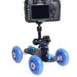 YELANGU YLG0105B Mini cámara a escala Dolly Track Car para cámaras Canon / Nikon / Cámara DSLR - Imagen 2