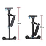 Estabilizador de mano de aleación de aluminio YELANGU S40L de 40 cm para cámara DSLR DV - Imagen 3