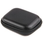 Caja portátil impermeable de fibra de carbono para Gopro Hero9 Black / Hero8 Negro / Hero7 / 6/5/5 Sesiones / 4 Sesión / 4/3 + / 3/2/1, DJI Osmo Acción y otras cámaras deportivas, Tamaño: 8 cm x 6cm x 2.5cm (negro) - Imagen 3