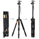 ZOMEI Z688 trípode trípode de material de aleación de magnesio de viaje profesional portátil con cabezal de bola para cámara digital - Imagen 3