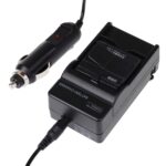 Cargador de batería de cámara digital con cargador de automóviles para Xiaomi Xiaoyi, conector estadounidense